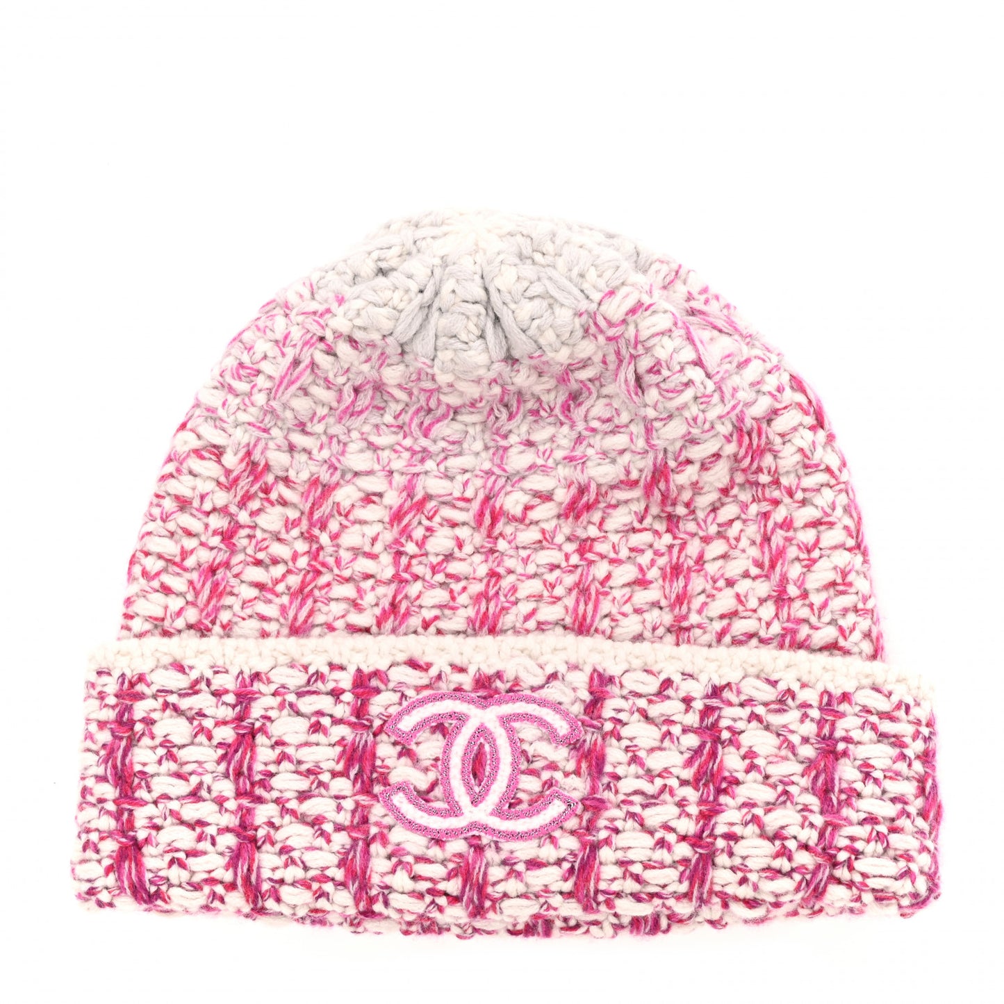 Cashmere CC Beanie Hat Pink Beige