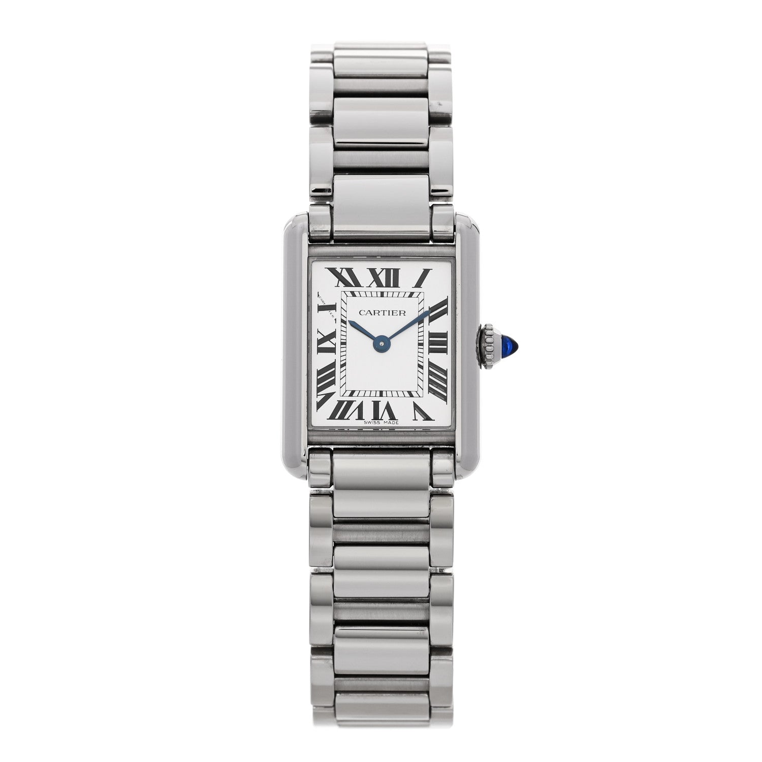 Cartier Stainless Steel 22mm Tank Must Quartz Watch 1 of 7