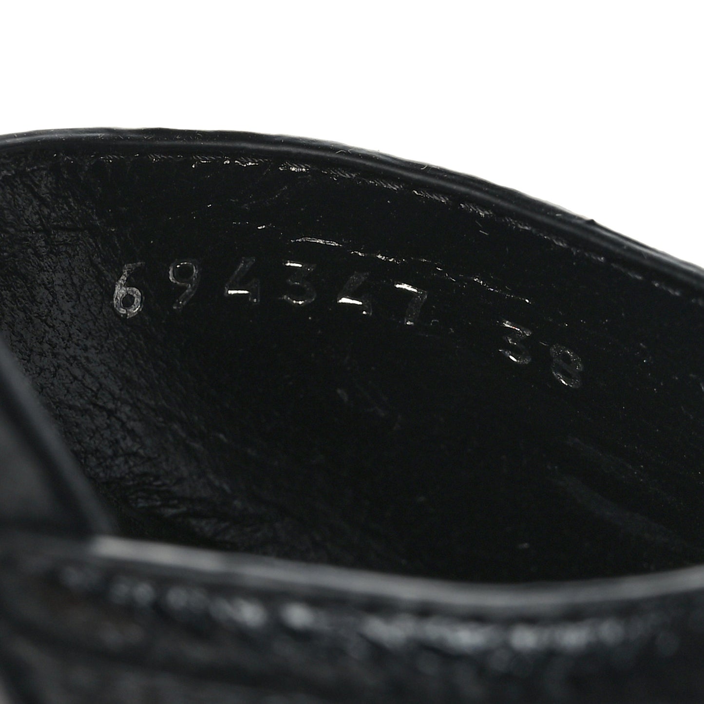 Agneau Arena Cagole 50mm Slide Sandals 38 Black