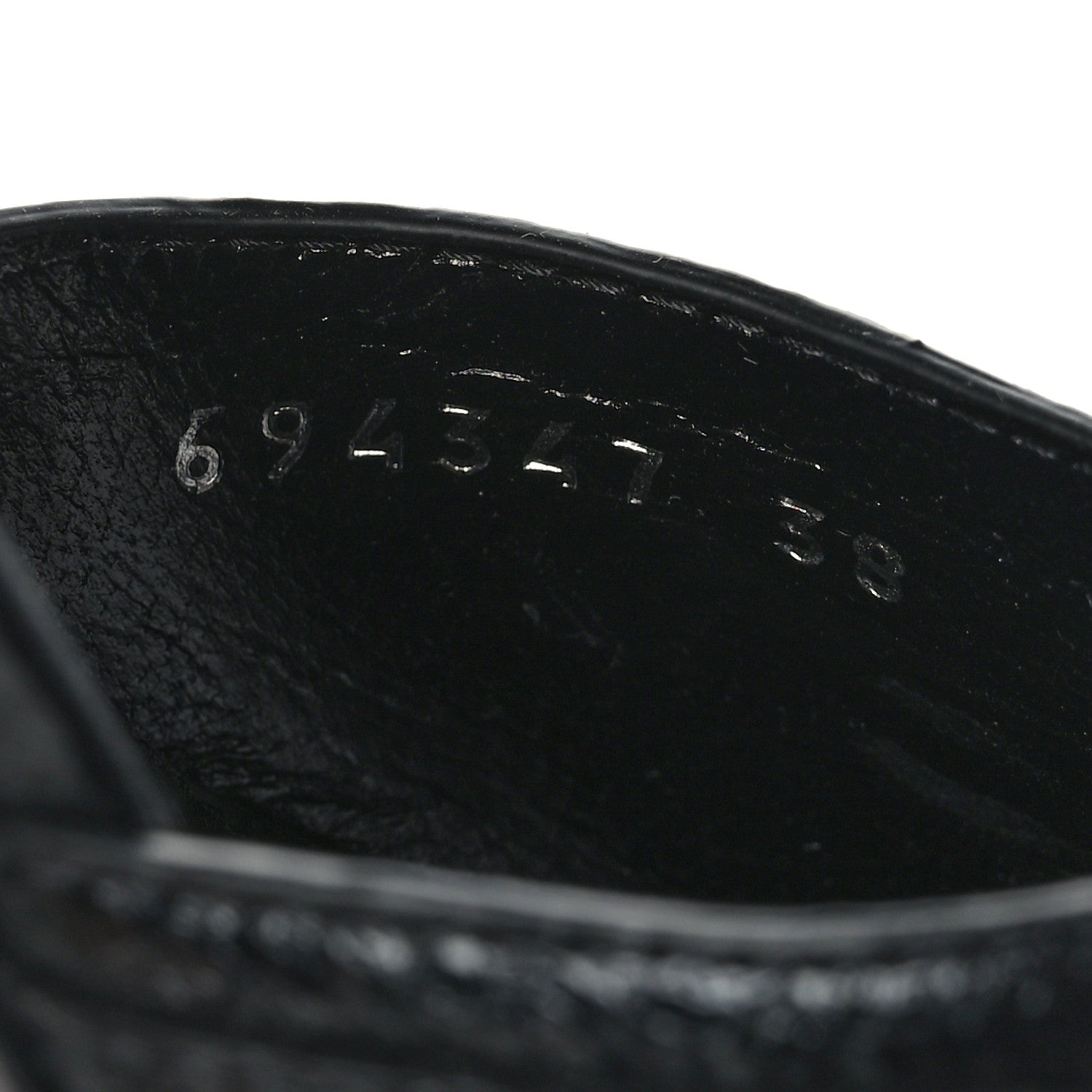 Balenciaga Agneau Arena Cagole 50mm Slide Sandals 38 Black 6 of 8