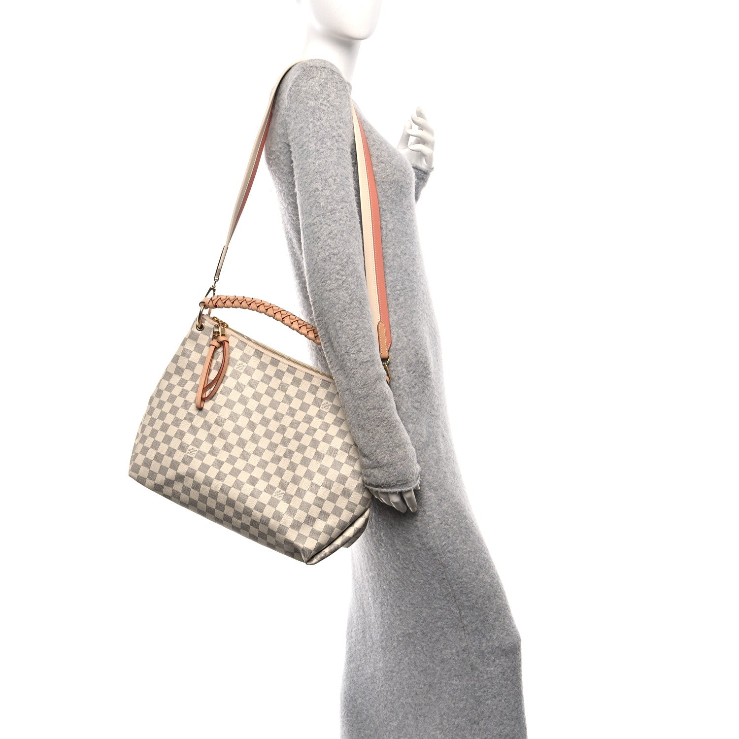 Louis Vuitton Damier Azur Beaubourg Hobo MM 2 of 9