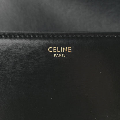 Celine Shiny Calfskin Teen Triomphe Black 6 of 12