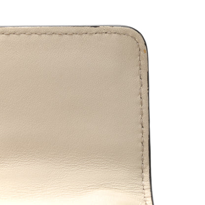 Gucci Calfskin Floral Embroidered Small Padlock Shoulder Bag White 20 of 26