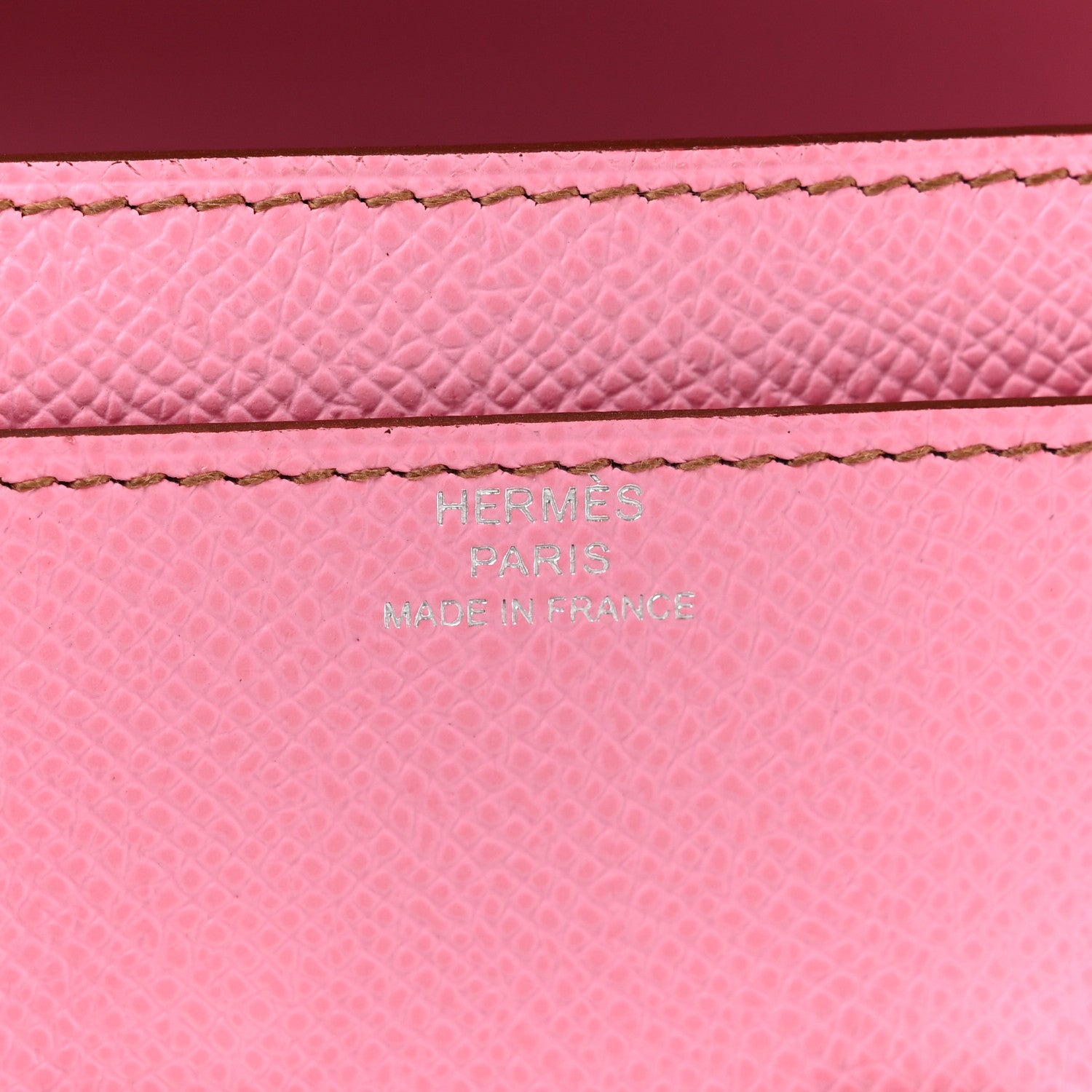 Hermes Epsom Constance Wallet To Go 5P Pink 7 of 8