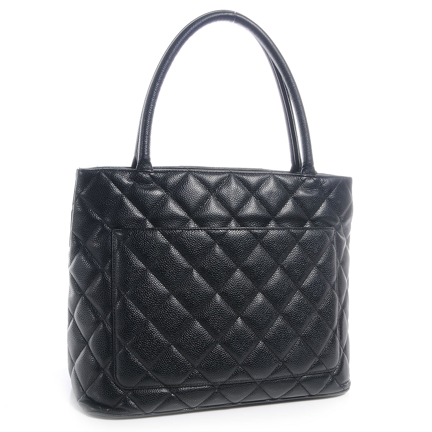 Chanel Caviar Medallion Tote Black 3 of 7