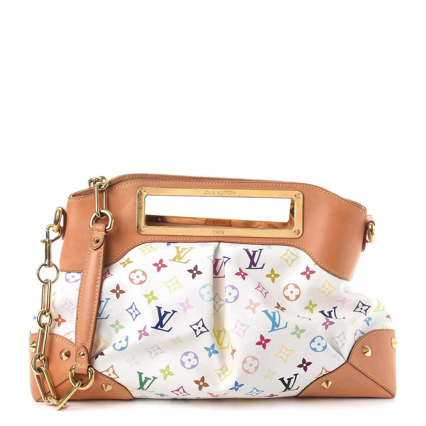 Monogram Multicolor Judy GM White