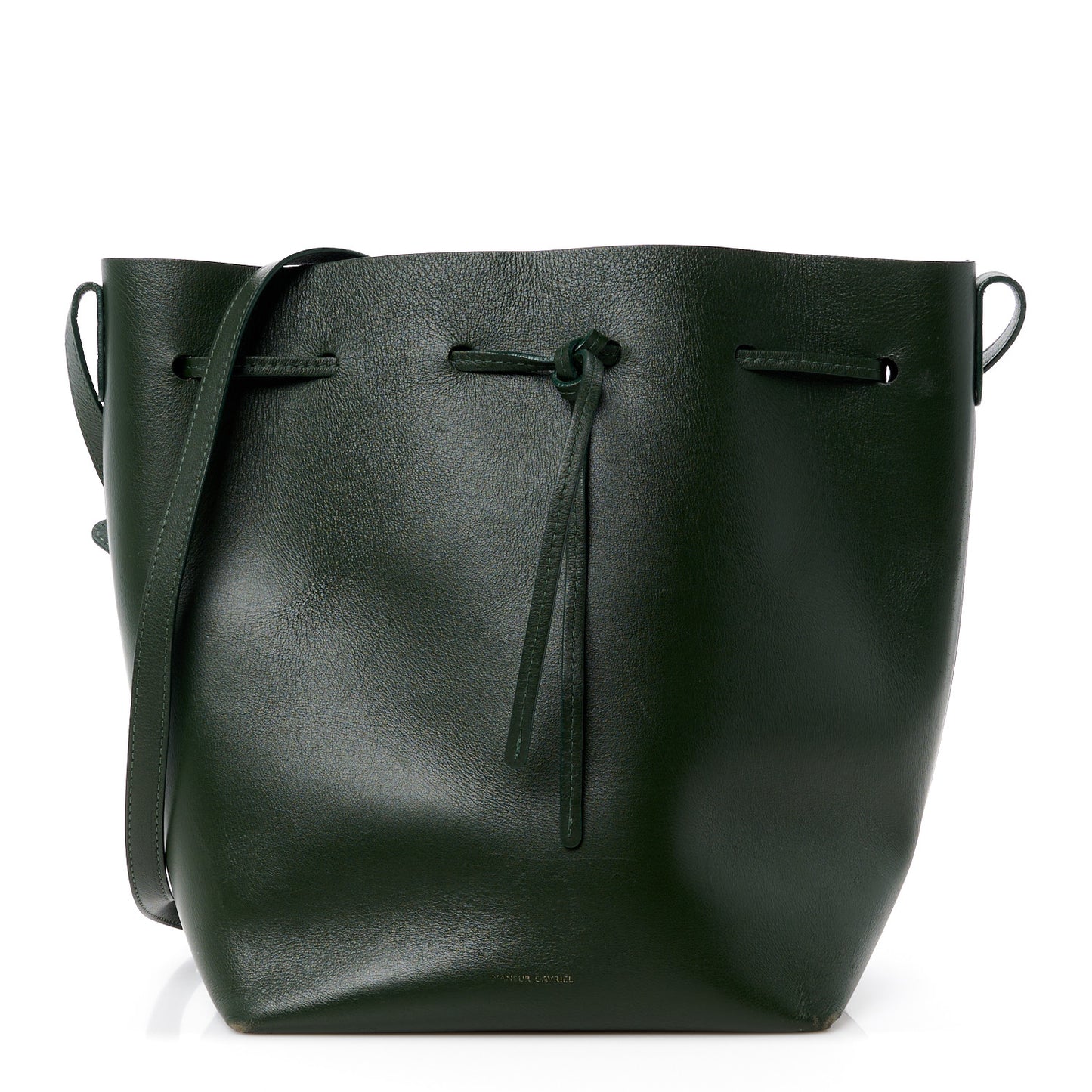 Calfskin Bucket Bag Olive