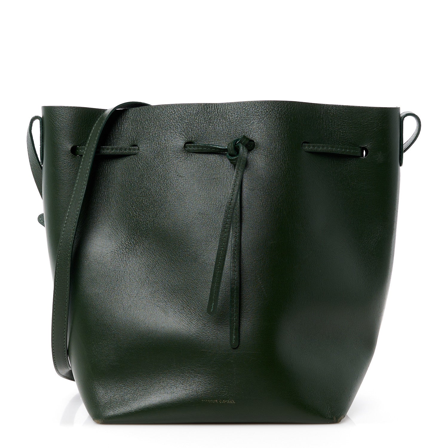 Mansur Gavriel Calfskin Bucket Bag Olive 1 of 15
