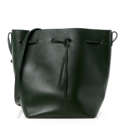 Mansur Gavriel Calfskin Bucket Bag Olive 1 of 15