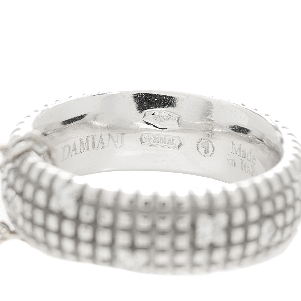 Damiani 18K White Gold Diamond Metropolitan Dream Pendant Necklace 7 of 8