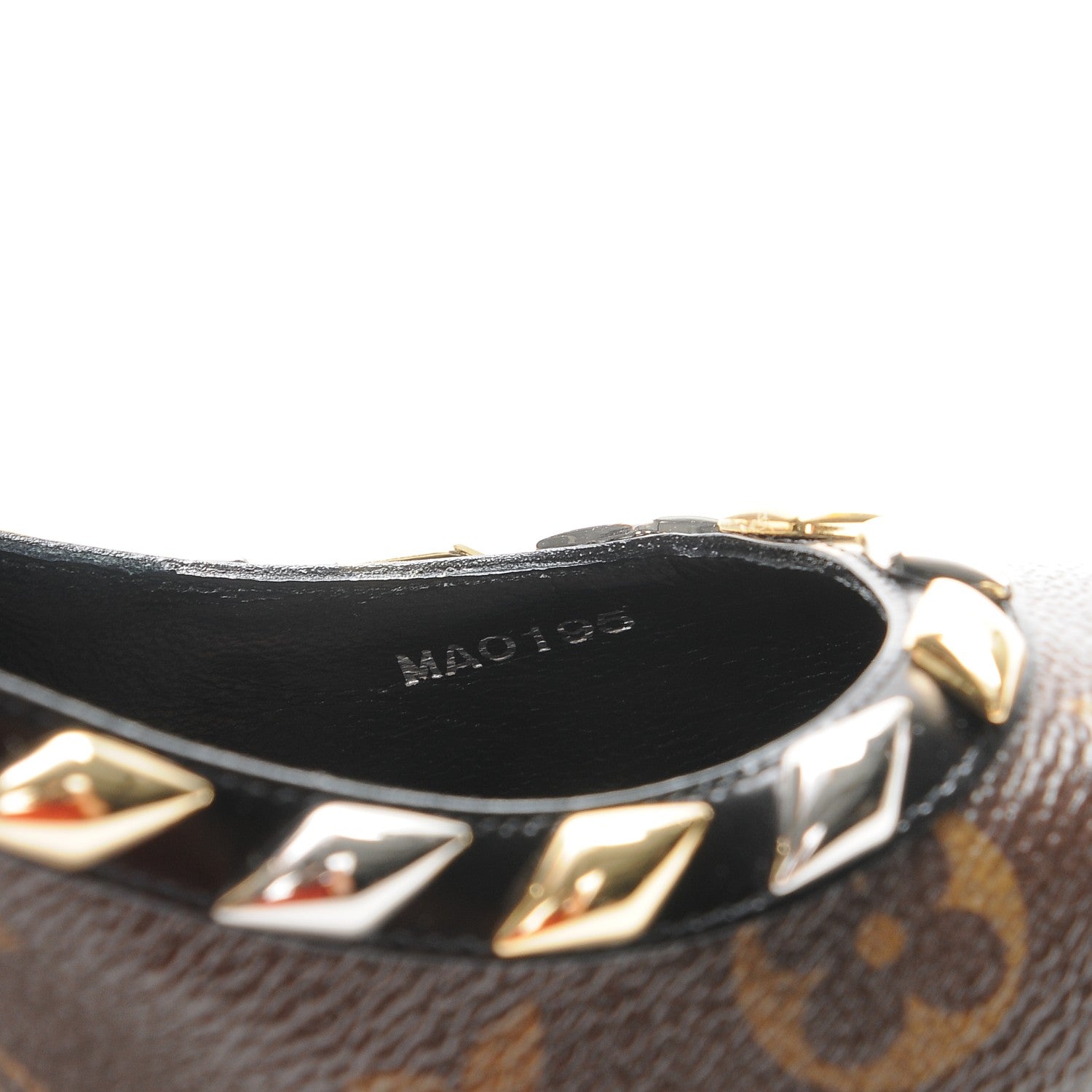 Louis Vuitton Calfskin Monogram Eldorado Pumps 38.5 Cacao 8 of 10