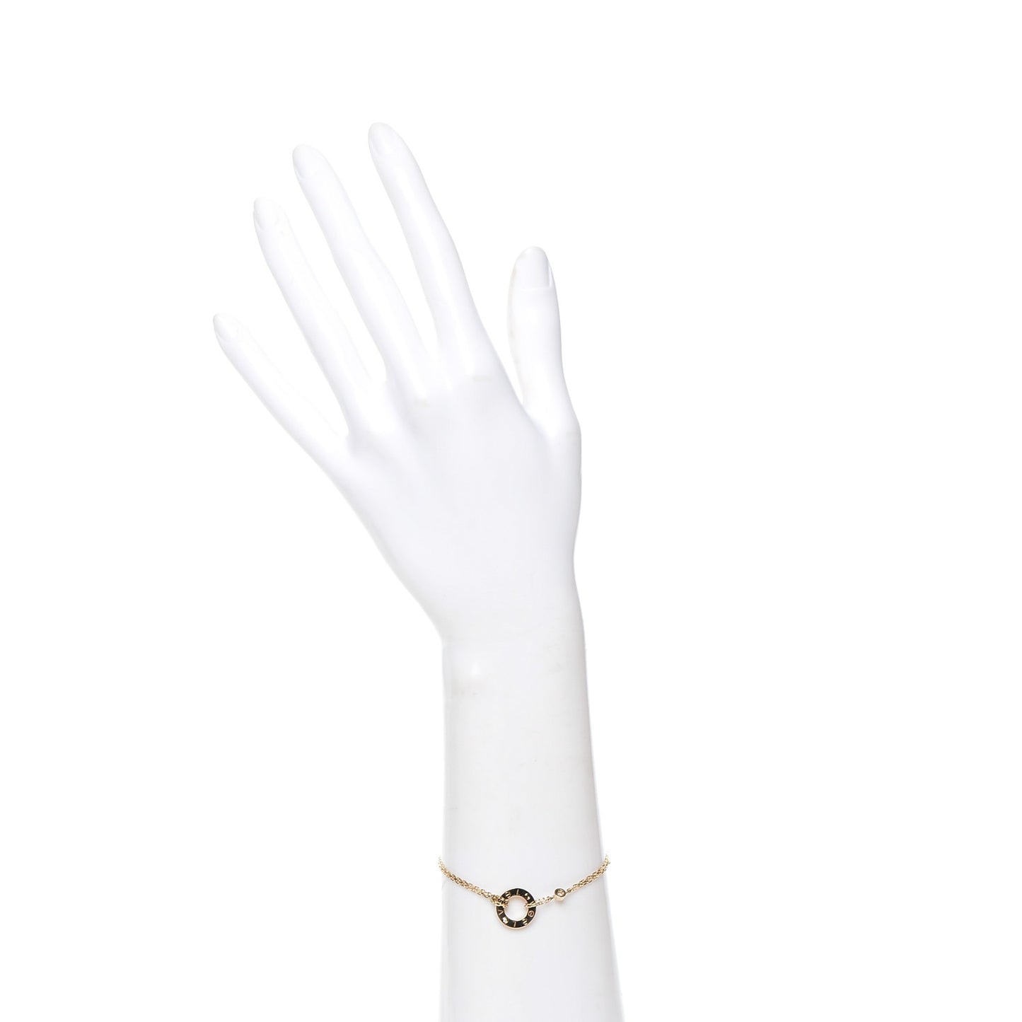 18K Yellow Gold Diamond LOVE Bracelet