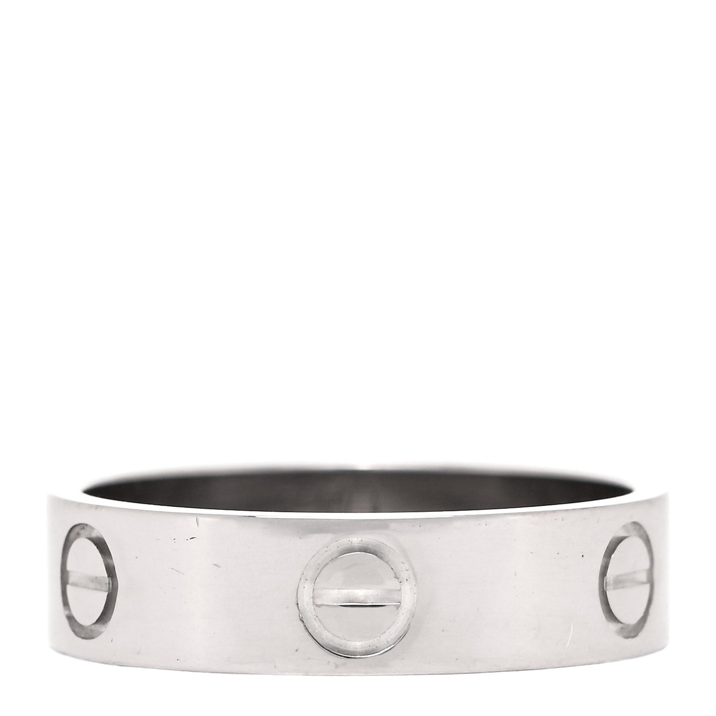 18K White Gold 5.5mm LOVE Ring 59 8.75