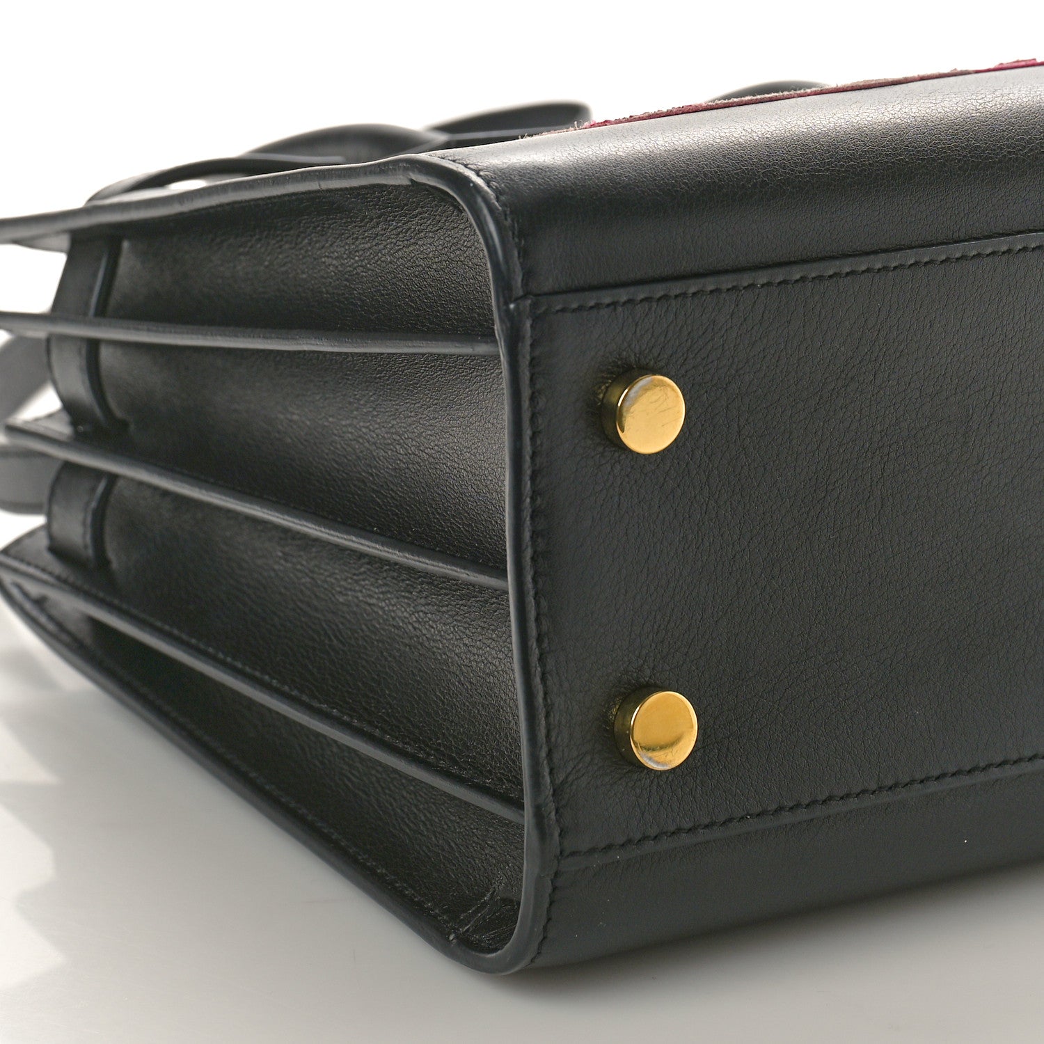 Saint Laurent Calfskin Love Patchwork Baby Sac De Jour Black 10 of 15