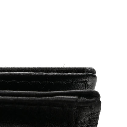 Prada Satin Crystal Metal Triangle Logo Card Holder With Strap Cristal 11 of 11