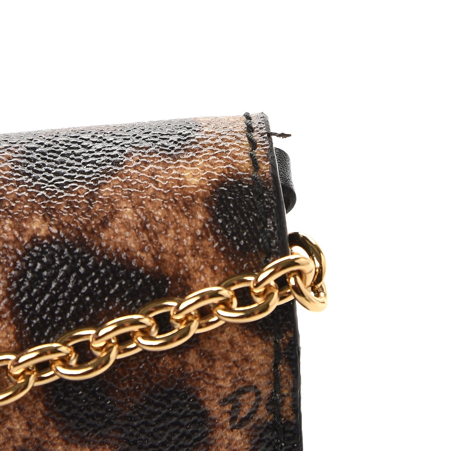 Dauphine Nina Flap Clutch Leopard