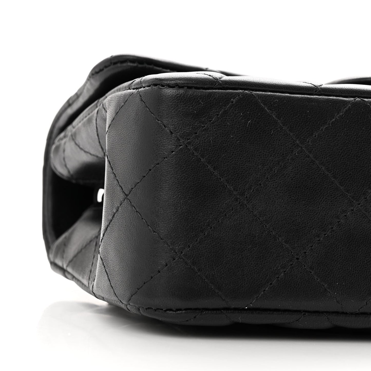 Lambskin Quilted Mini Rectangular Flap So Black