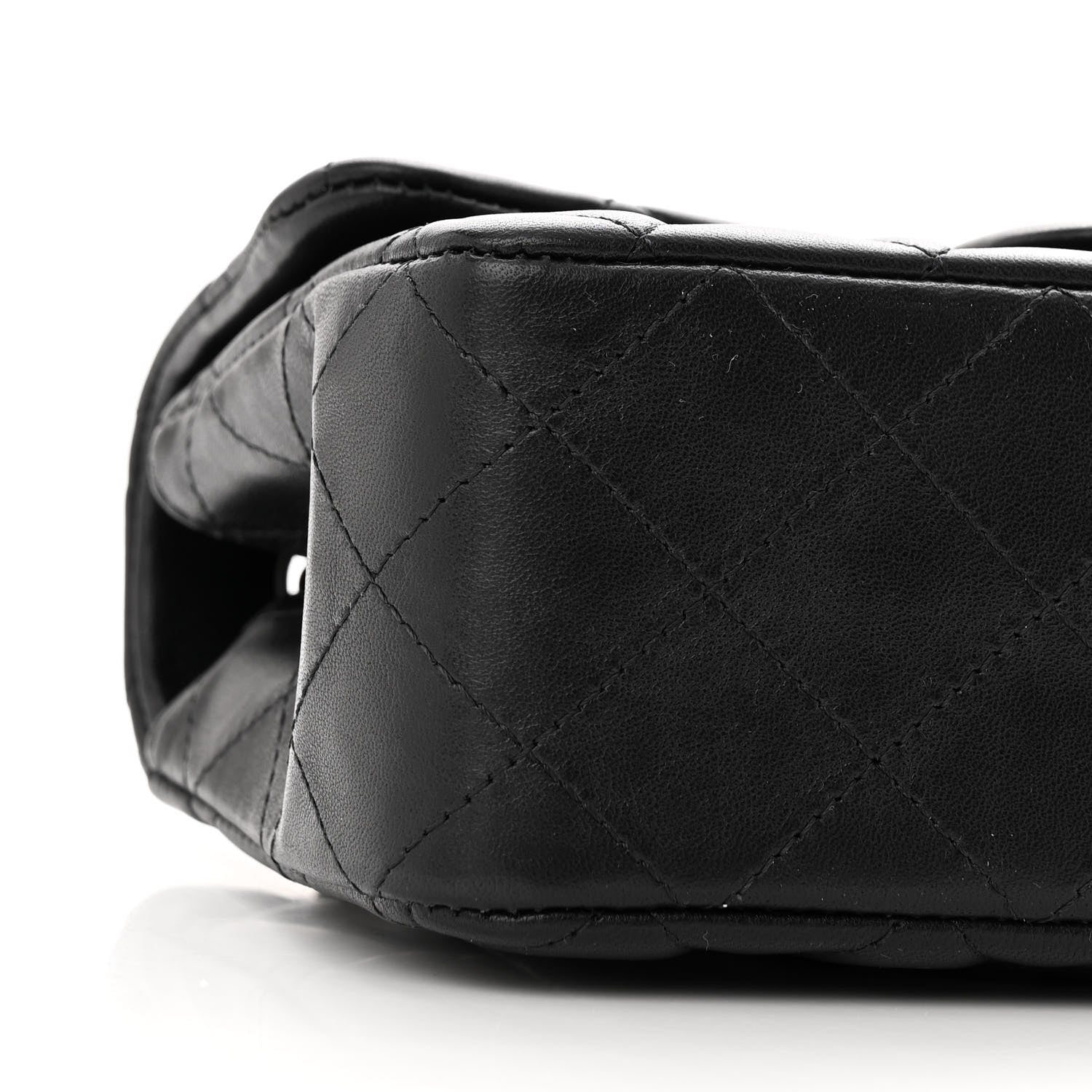 Chanel Lambskin Quilted Mini Rectangular Flap So Black 9 of 11