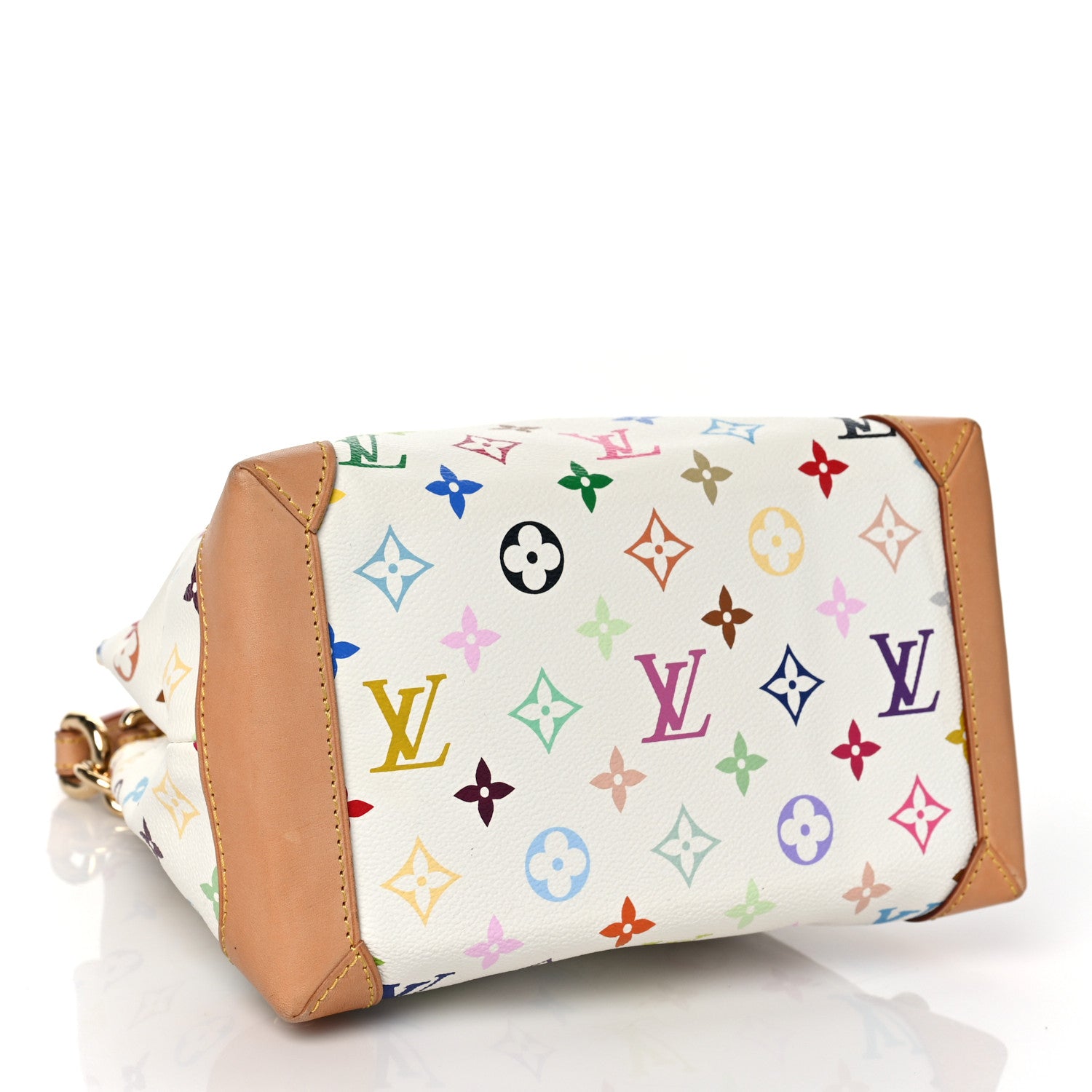 Louis Vuitton Monogram Multicolor Audra White 4 of 8