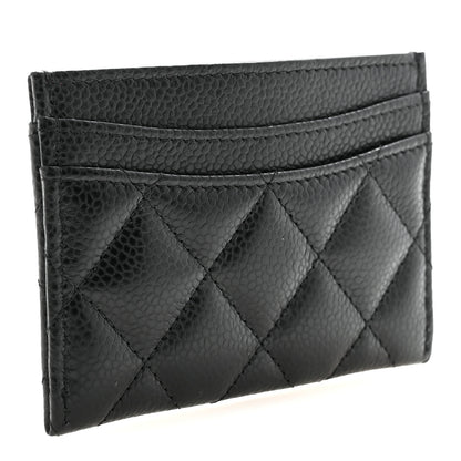 Chanel Caviar Quilted Card Holder Black 3 of 9