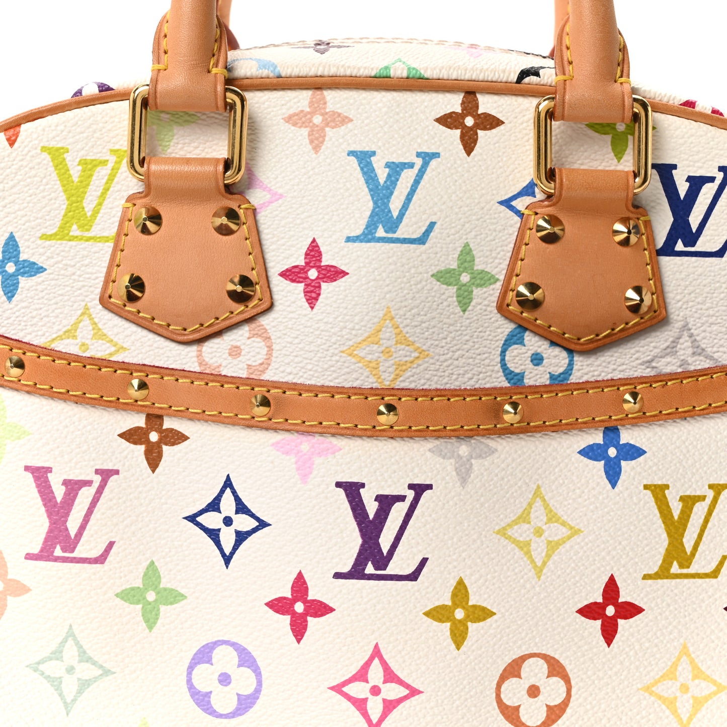 Monogram Multicolor Trouville White