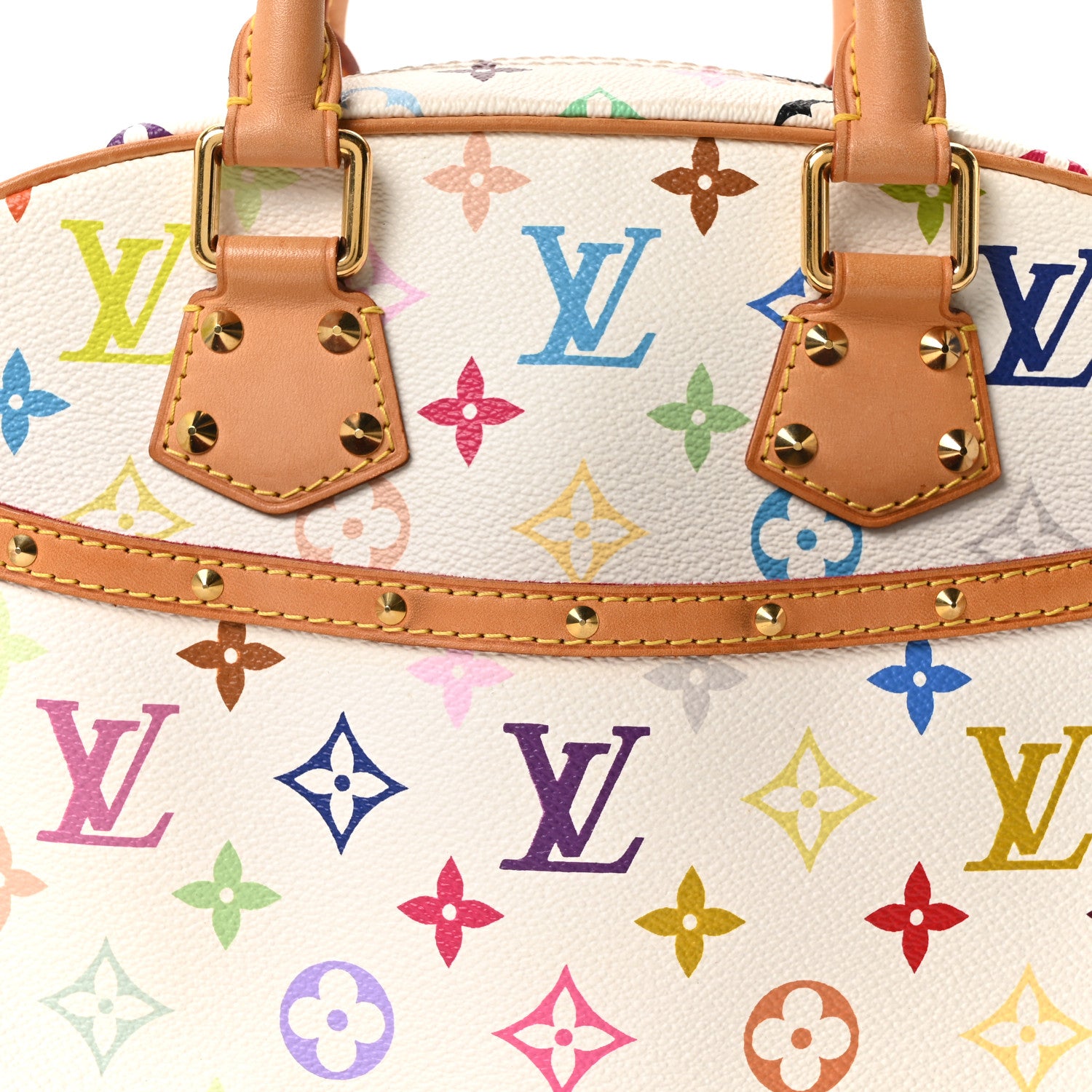 Louis Vuitton Monogram Multicolor Trouville White 7 of 9
