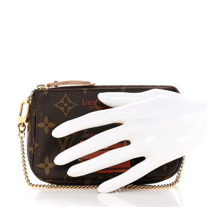 Louis Vuitton Monogram Trunks and Locks Mini Pochette Accessories 2 of 10