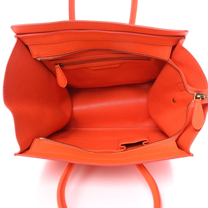 Celine Smooth Calfskin Mini Luggage Orange 4 of 11