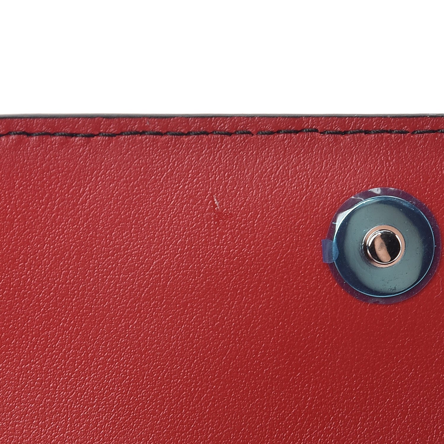 Prada Saffiano Belt Bag Black Red 10 of 12