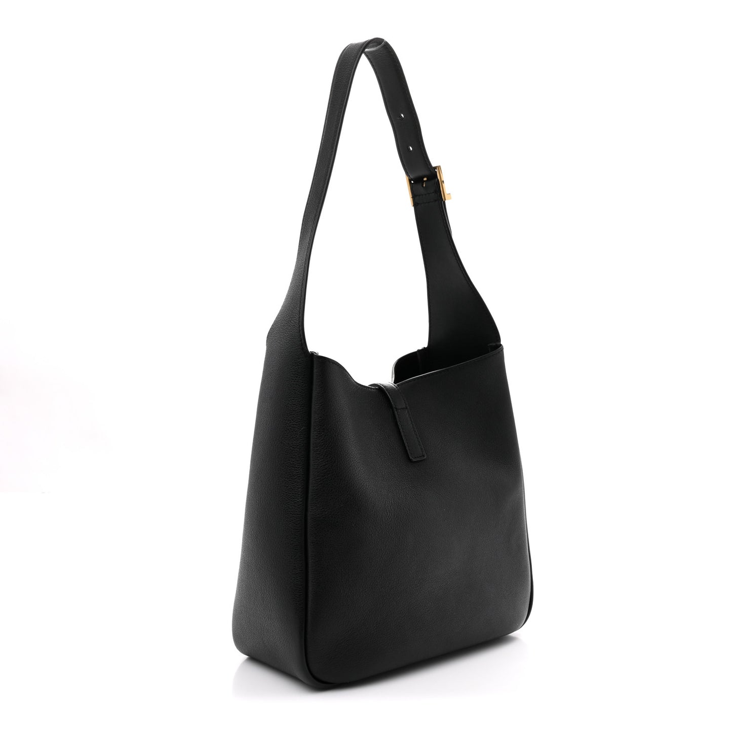 Smooth Calfskin Small Le 5 A 7 Soft Hobo  Black