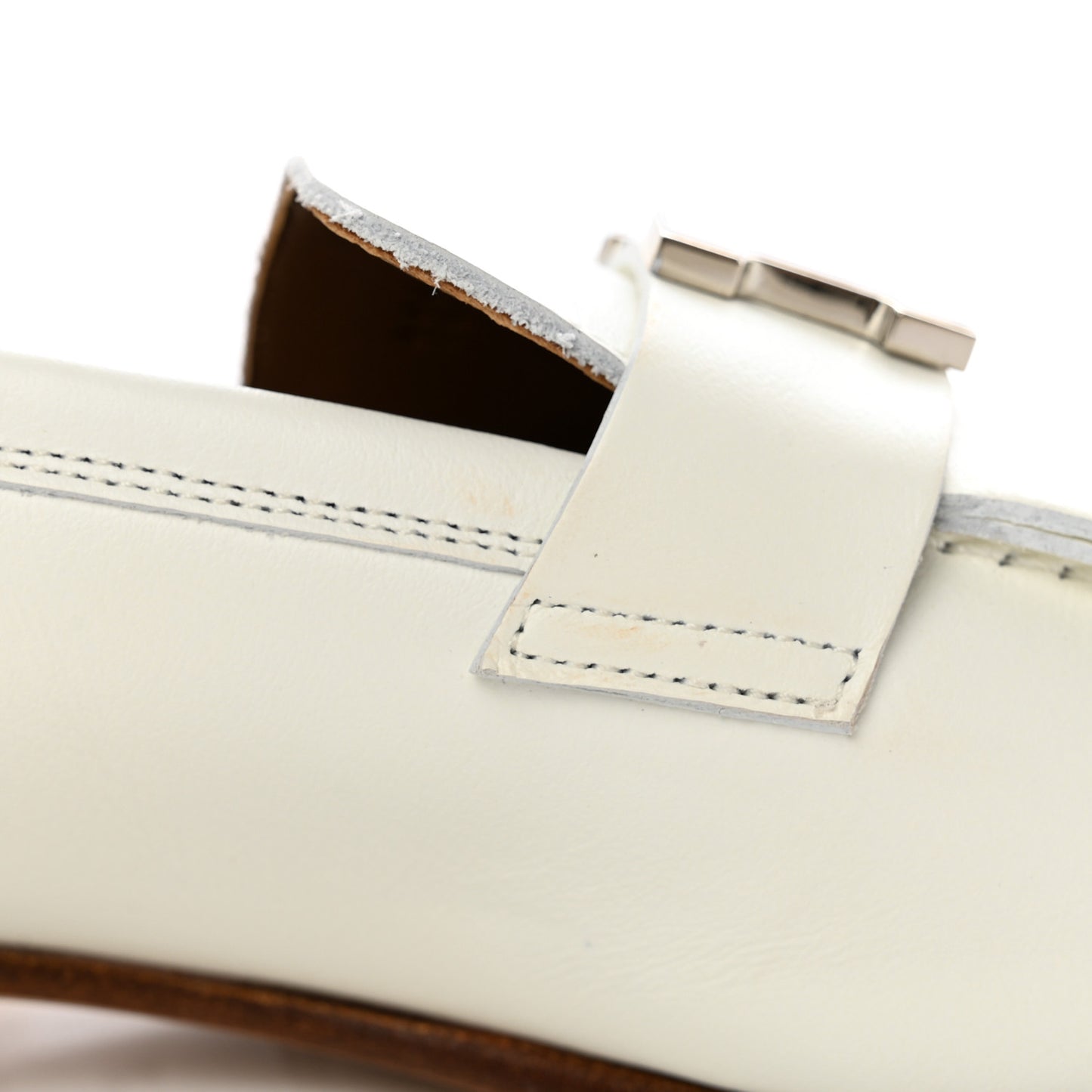 Calfskin Womens Royal Loafers 38 White