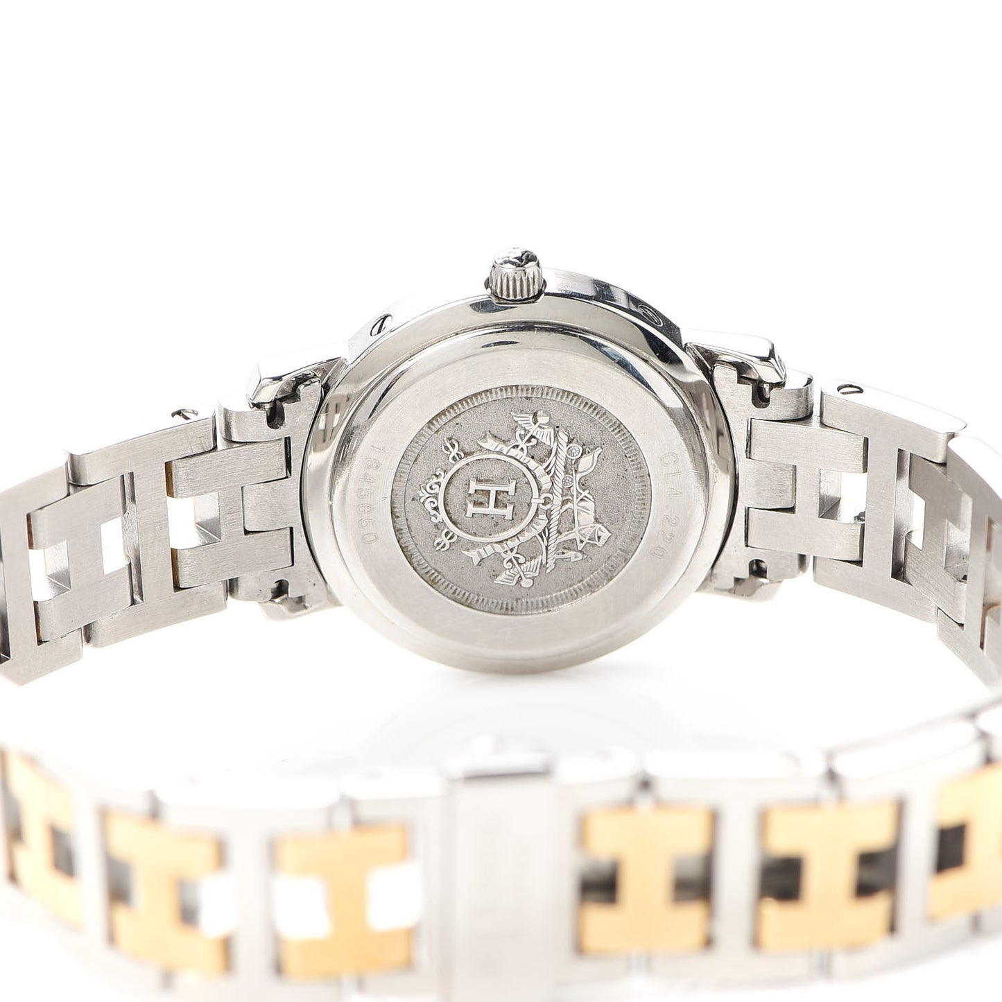 Stainless Steel 24mm Clipper Quartz Watch Gold