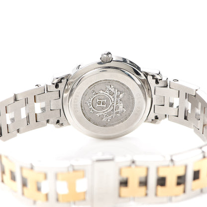 Hermes Stainless Steel 24mm Clipper Quartz Watch Gold 4 of 5