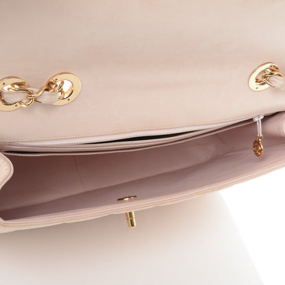 Chanel Lambskin Quilted Jumbo Single Flap Pink 5 of 7