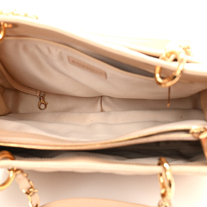 Chanel Caviar Quilted Grand Shopping Tote GST Beige Clair 5 of 10