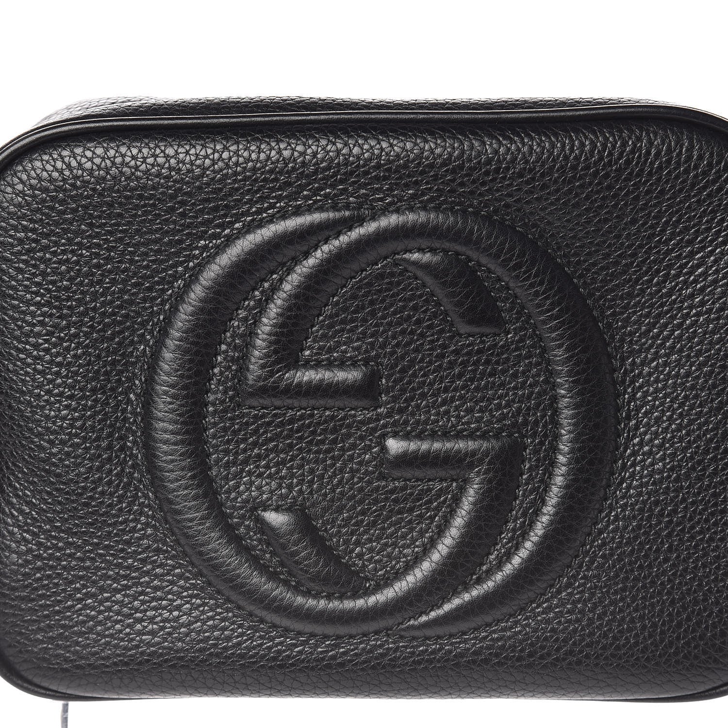 Gucci Pebbled Calfskin Small Soho Disco Bag Black 10 of 10