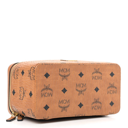 MCM Visetos Vanity Case Cognac 4 of 8