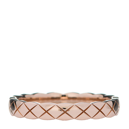Chanel 18K Beige Gold Mini Coco Crush Ring 55 7.25 3 of 6