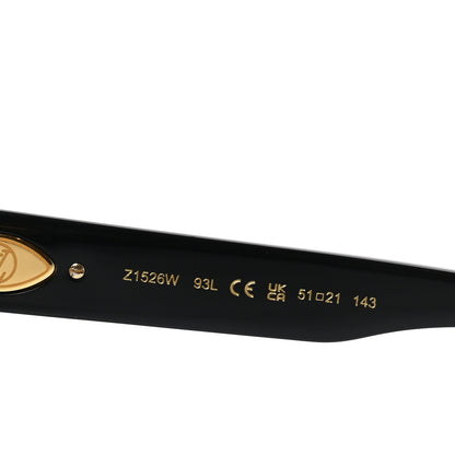 Louis Vuitton Acetate My Monogram Square Sunglasses Z1526W Black 6 of 7