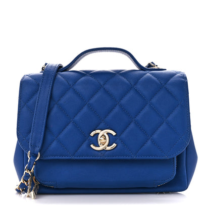 Chanel Caviar Quilted Medium Business Affinity Flap Dark Blue 1 of 12