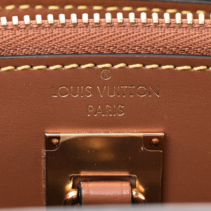 Louis Vuitton Taurillon City Steamer Mini Blue Beige 6 of 9