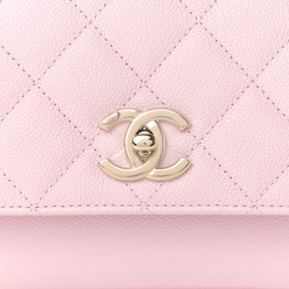 Chanel Caviar Quilted Small Business Affinity Flap Light Pink 8 of 11