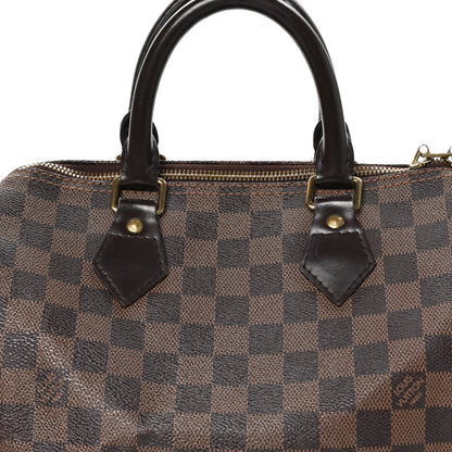 Louis Vuitton Damier Ebene Speedy Bandouliere 25 14 of 29