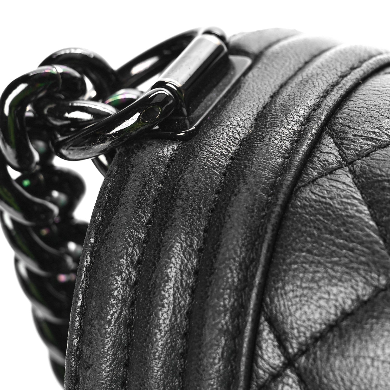 Chanel Caviar Quilted New Medium Boy Flap So Black 15 of 17