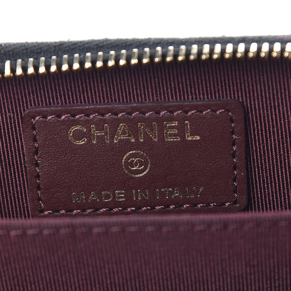 Chanel Caviar Quilted Zip Coin Purse Black 6 of 10