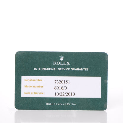 Rolex Stainless Steel 26mm Oyster Perpetual Date Watch Blue 69160 11 of 11