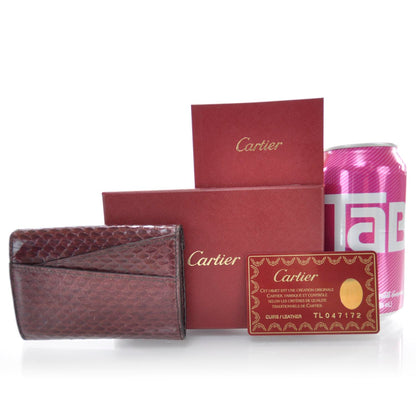 Cartier Python Card Case 2 of 6