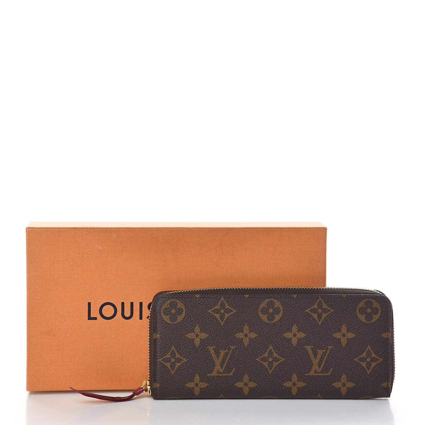 Monogram Clemence Wallet Fuchsia