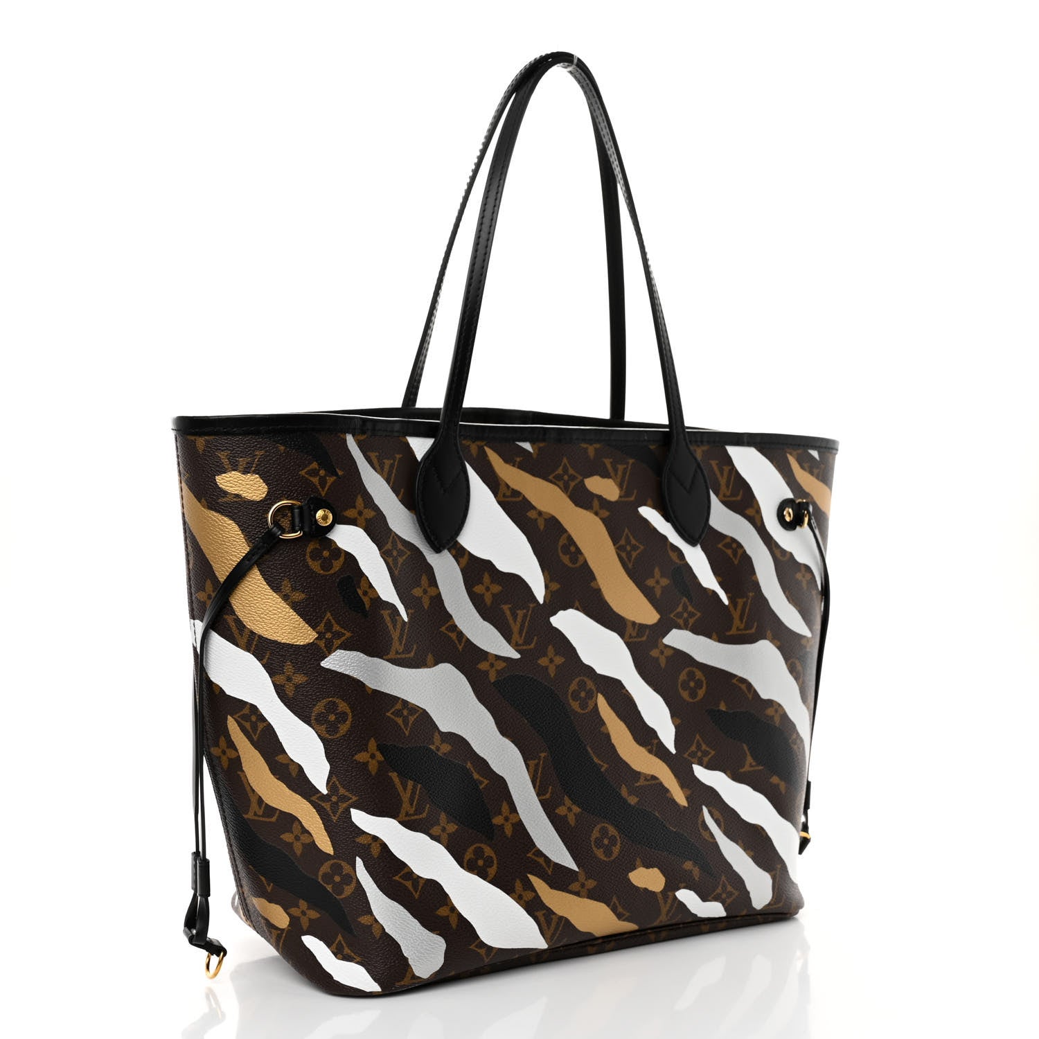 Louis Vuitton x LoL Monogram Neverfull MM Gold Silver 3 of 10