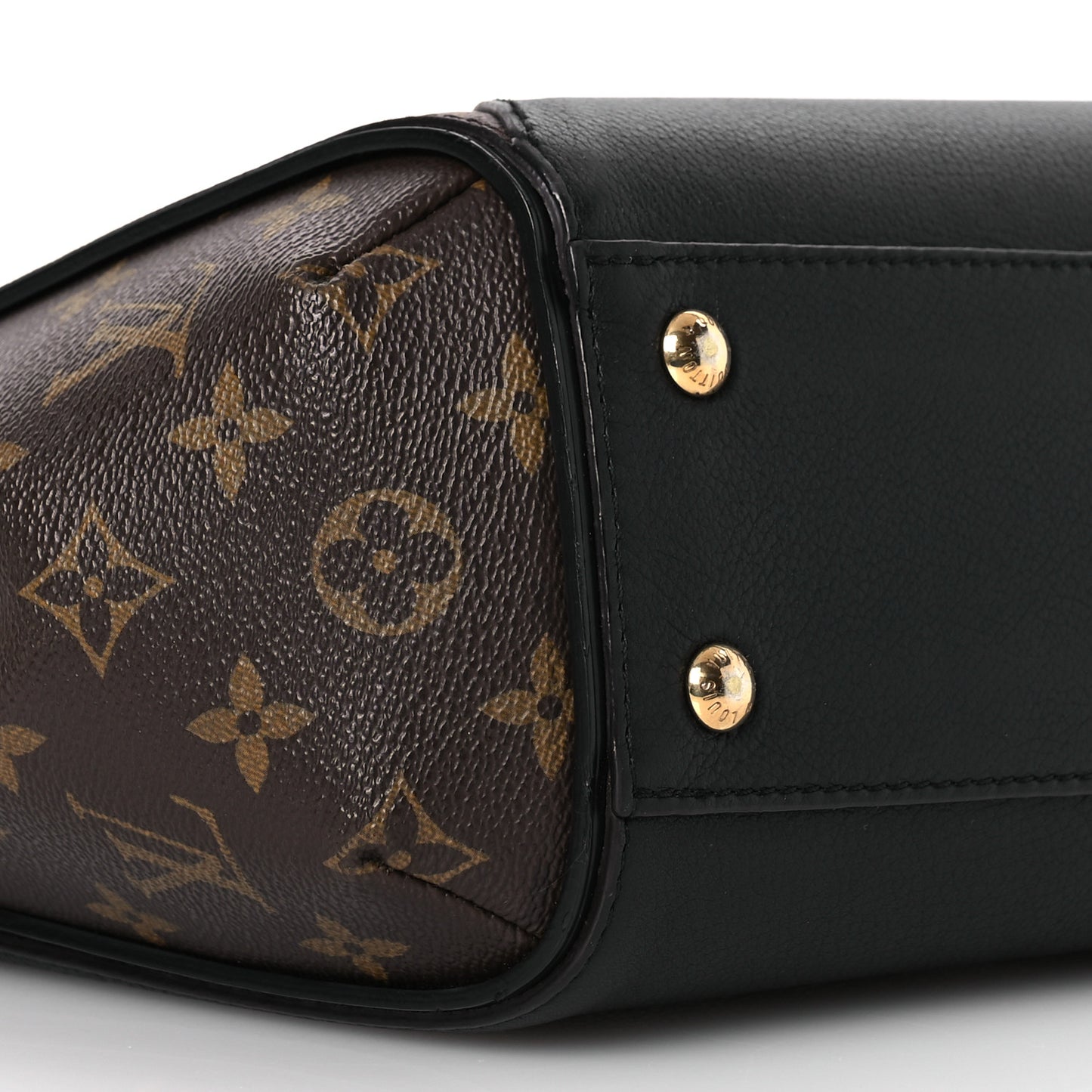 Calfskin Monogram Kimono Tote PM Black
